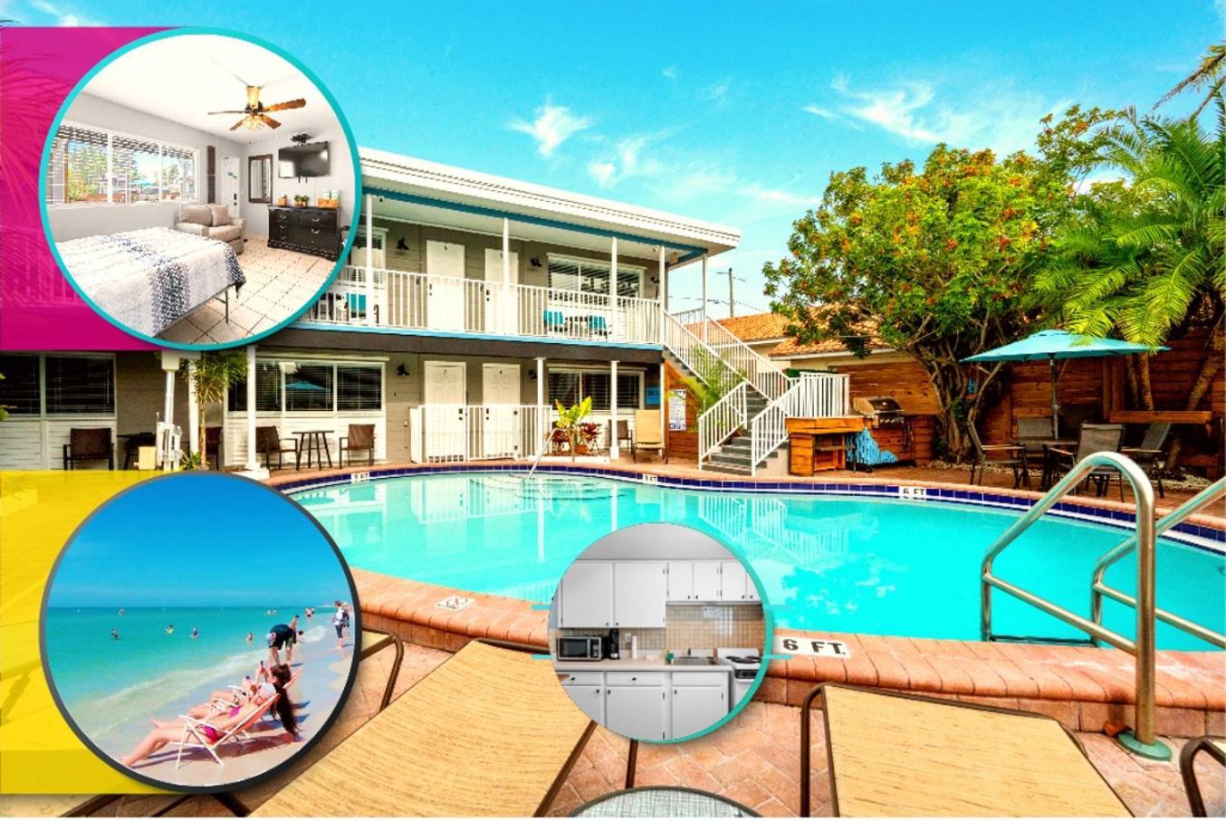 Boutique Beach Retreat 圣徒皮特海滩 外观 照片